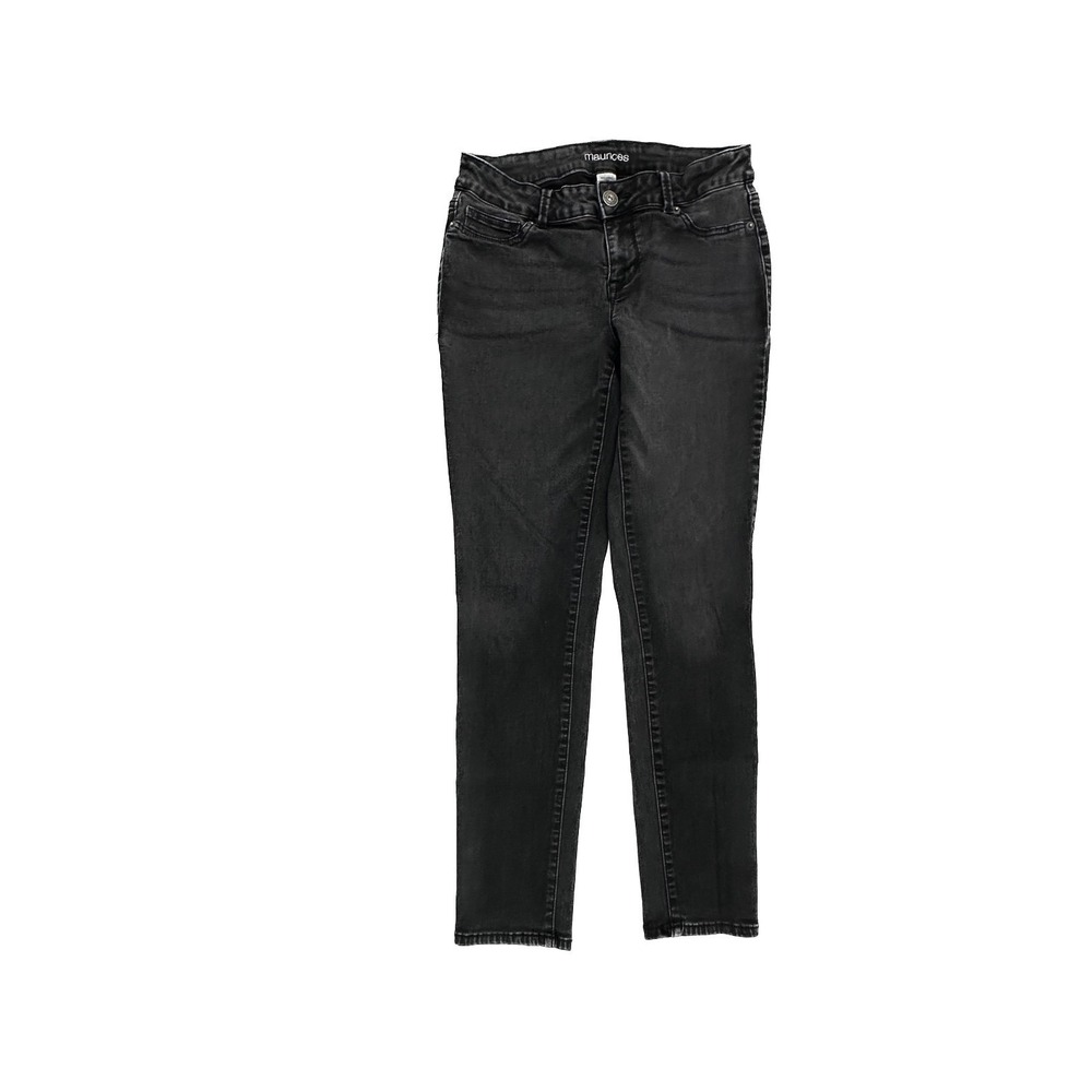 Maurices Skinny Women's size M Short Black Denim jeans